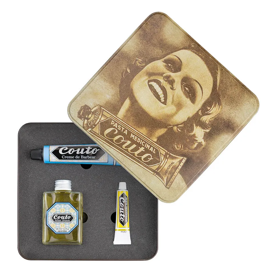 couto-coffret-a-geschenkset-metalldose-after-shave-rasur-3-tlg image 1