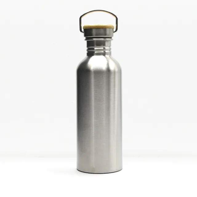 bambaw-drinkware-trinkflasche-edelstahl-750-ml-natur image 1