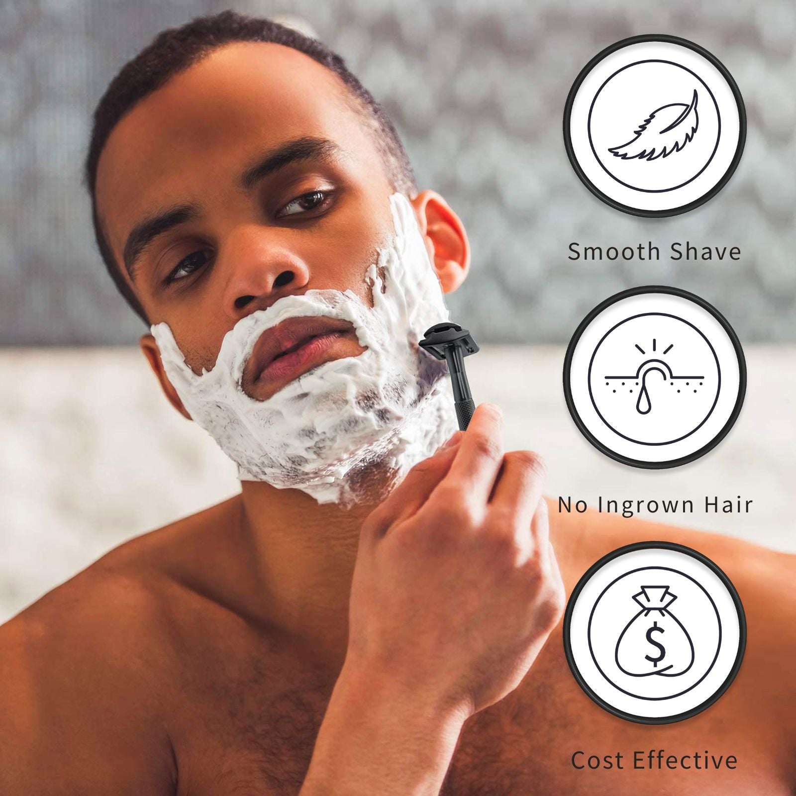 bambaw-shaving-rasierhobel-set-metall-silber-mit-st-nder image 4
