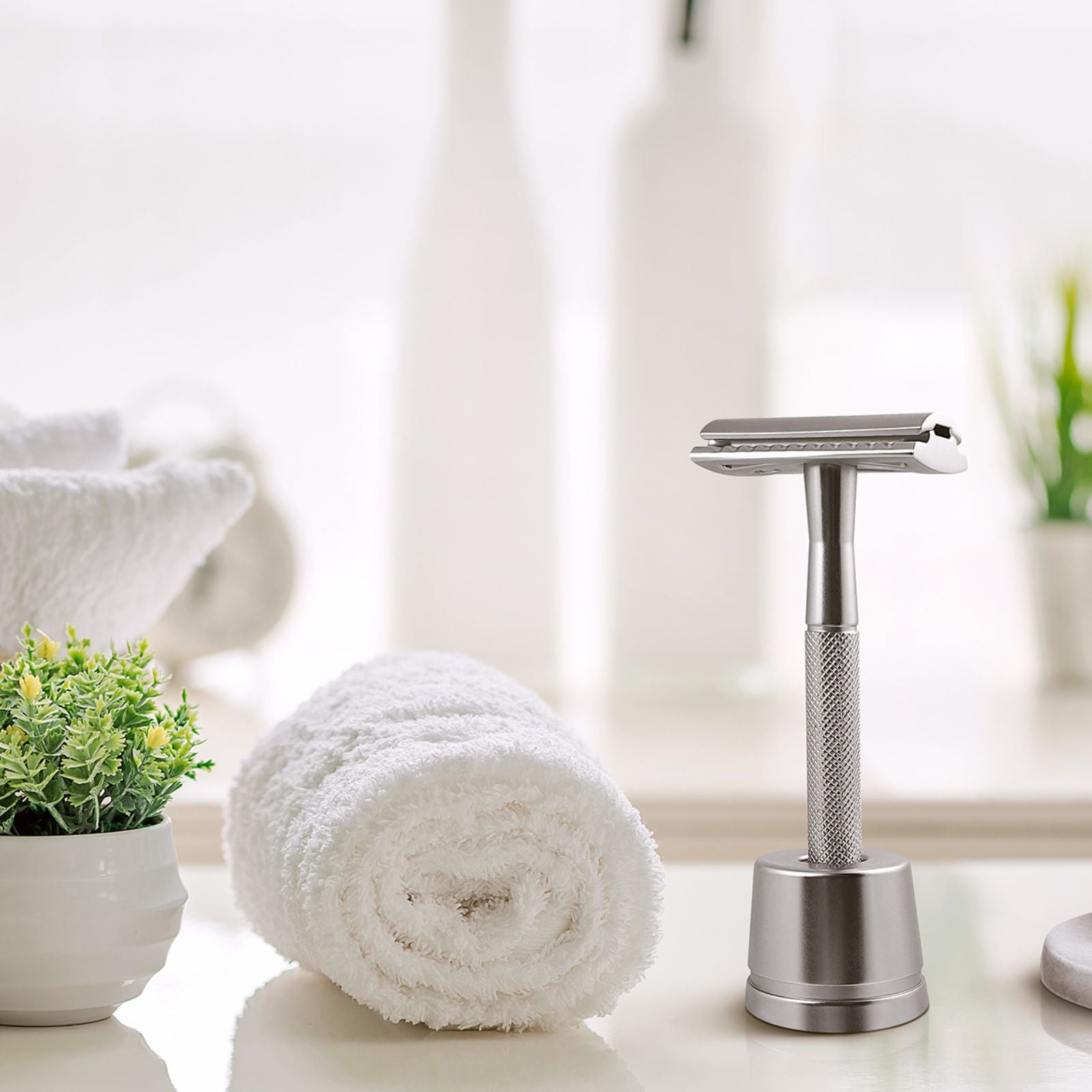 bambaw-shaving-rasierhobel-set-metall-silber-mit-st-nder image 5