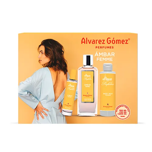 alvarez-gomez-ambar-damen-parfum-set-150ml-30ml-200ml-vanille image 1