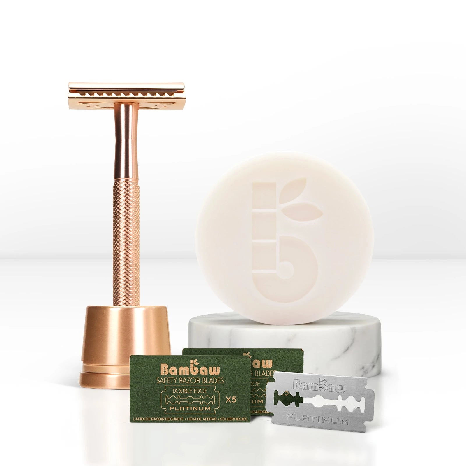 bambaw-shaving-range-rasierset-ros-gold-metall-komplett image 1