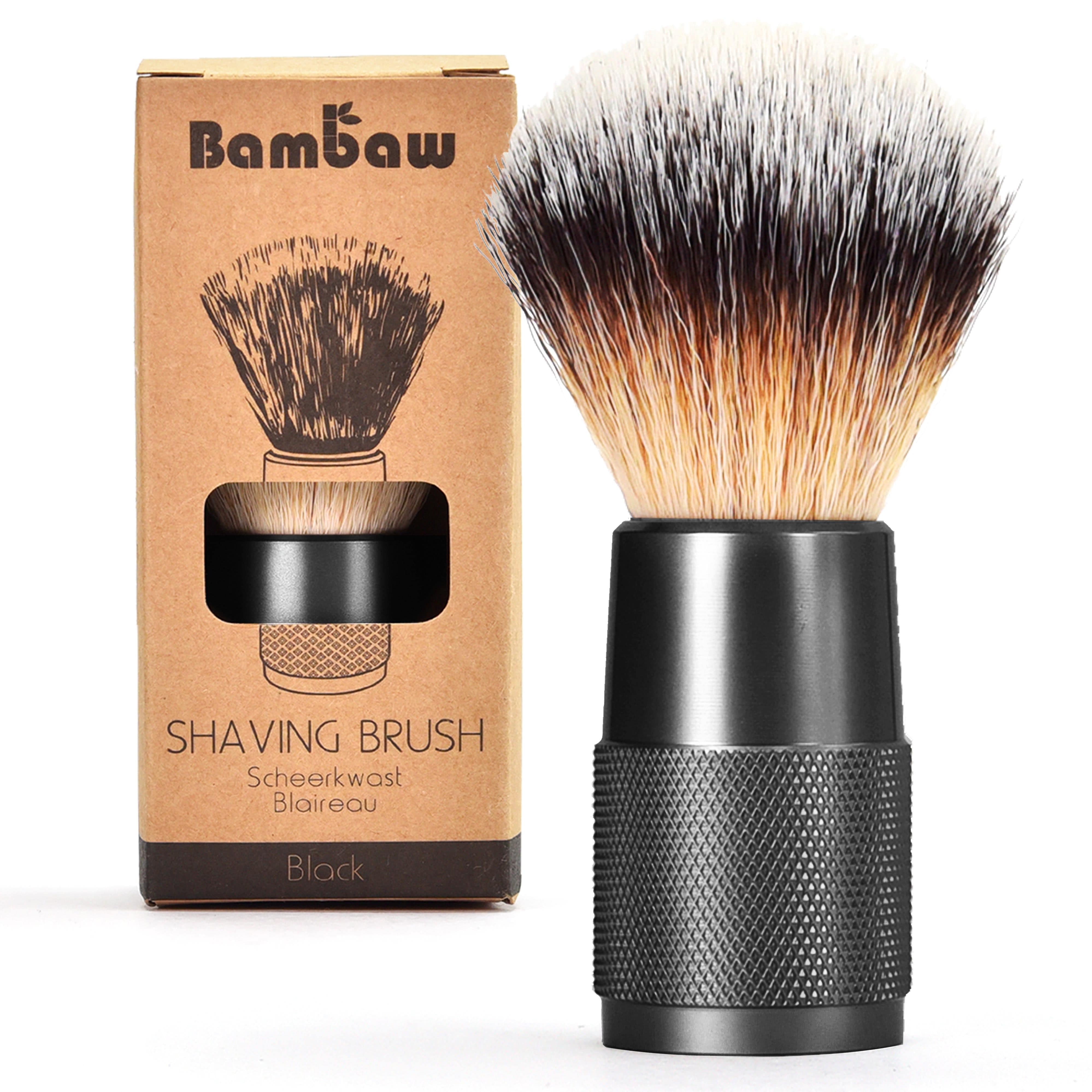 bambaw-shaving-range-rasierpinsel-vegan-schwarz-synthetisch image 2