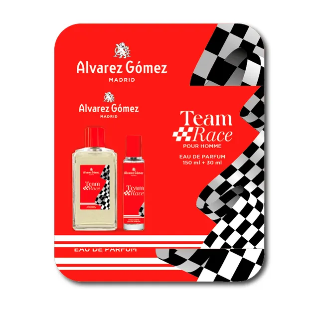 alvarez-gomez-team-race-herren-parfum-set-150-30ml-holzig-leder image 1