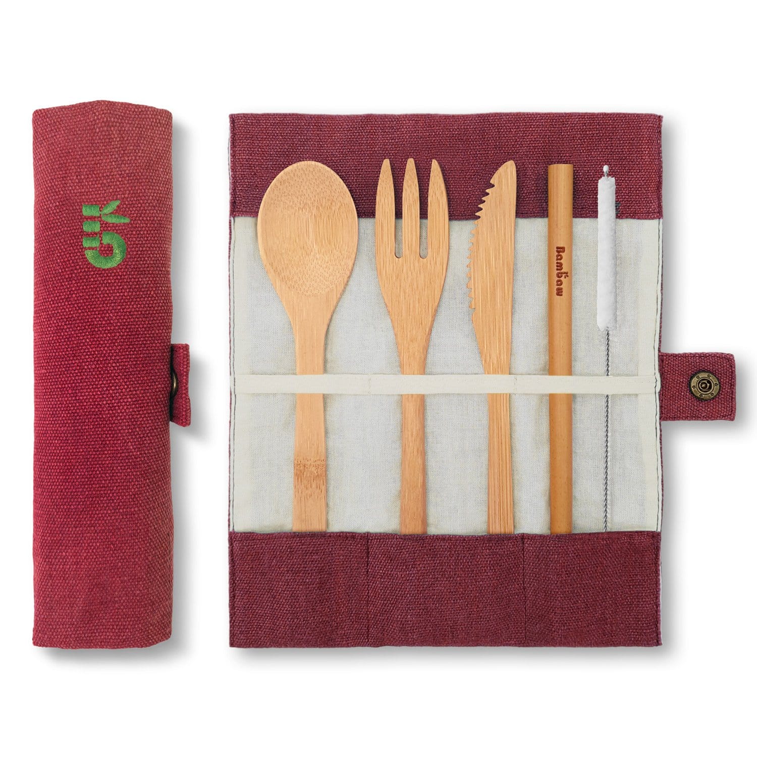 bambaw-bambusbesteck-set-olive-6-teilig-mit-strohhalm image 8