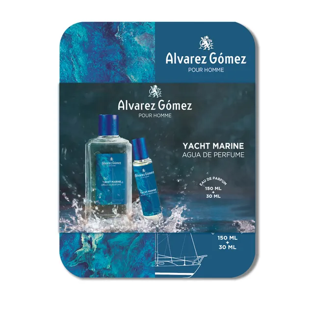 alvarez-gomez-yacht-marine-herrenduft-set-150ml-30ml-frisch image 1