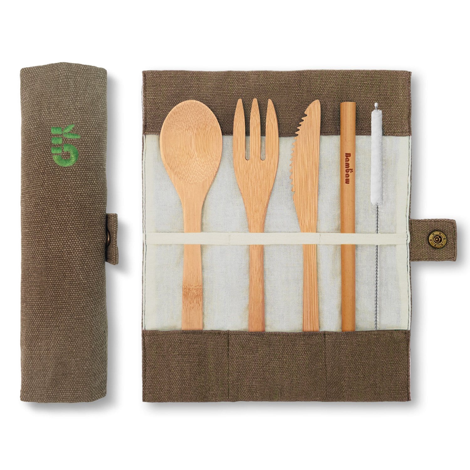 bambaw-bambusbesteck-set-olive-6-teilig-mit-strohhalm image 2